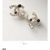 ☑️CHANEL香奈儿c1双c方钻珍珠耳钉耳环