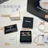 ☑️CHANEL香奈儿c1双c方钻珍珠耳钉耳环