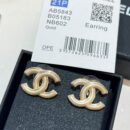 ☑️CHANEL香奈儿c1双c耳钉耳环