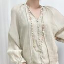 ☑️CHANEL香奈儿双c彩色珍珠项链毛衣链
