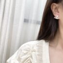 ☑️CHANEL香奈儿C1金色双c耳钉耳环