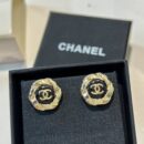 ☑️CHANEL香奈儿双c 黑色耳钉耳环