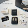 ☑️CHANEL香奈儿c2双c 珍珠黑钻耳钉耳环