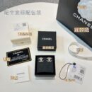 ☑️CHANEL香奈儿c1双c满钻耳钉耳环