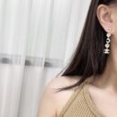 ☑️CHANEL香奈儿双c粉桃心爱心耳钉耳环