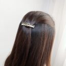 ☑️CHANEL香奈儿双c黑白皮绳发夹发卡