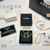 ☑️CHANEL香奈儿c2双c满钻耳钉耳环