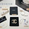☑️CHANEL香奈儿双c黑皮绳珍珠胸针