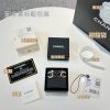☑️CHANEL香奈儿双c珍珠黑皮绳耳钉耳环