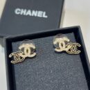 ☑️CHANEL香奈儿c1双c黑钻耳钉耳环