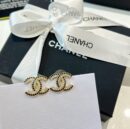 ☑️CHANEL香奈儿c1双c黑钻耳钉耳环