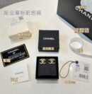 ☑️CHANEL香奈儿c1双c黑钻耳钉耳环