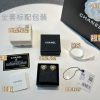 ☑️CHANEL香奈儿c1双c满钻桃心爱心耳钉耳环