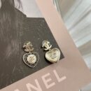 ☑️CHANEL香奈儿c2双c满钻桃心爱心耳钉耳环