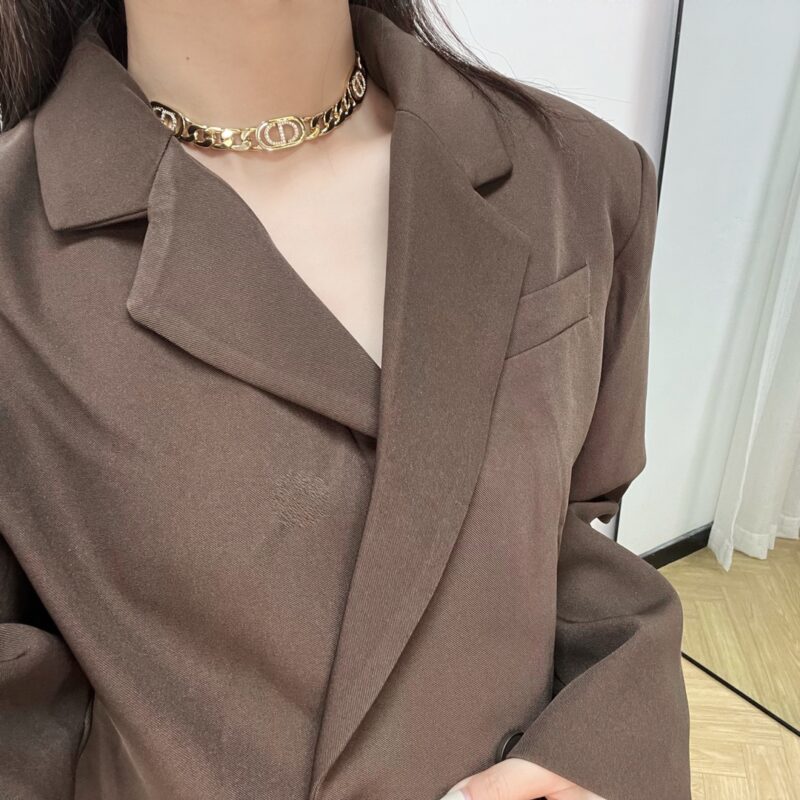 ☑️DIOR迪奥满钻CD项链 - Image 5