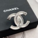 ☑️CHANEL香奈儿双c满钻耳钉 胸针