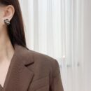 ☑️CHANEL香奈儿c1双c方形耳钉耳环