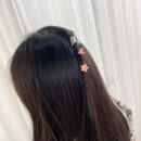 MIU MIU缪缪金属星星爱心发夹发卡三件套
