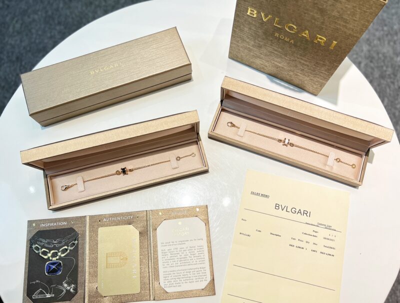BVLGARI宝格丽迷你mini黑白陶瓷项链手链 - Image 4
