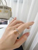 ☑️DIOR满钻CD戒指