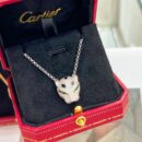 ☑️卡地亚Cartier丛林系列 满钻豹子头🐆项链