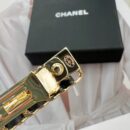 ☑️CHANEL香奈儿双c黑皮绳发夹发卡