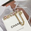 ☑️CHANEL香奈儿c1双c粉桃心耳钉耳环