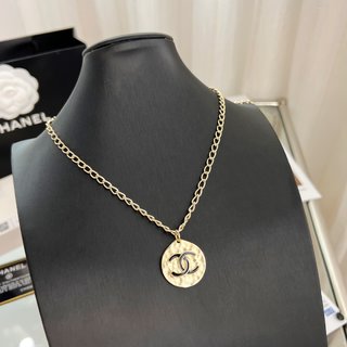 ☑️CHANEL香奈儿双c 圆牌项链颈链