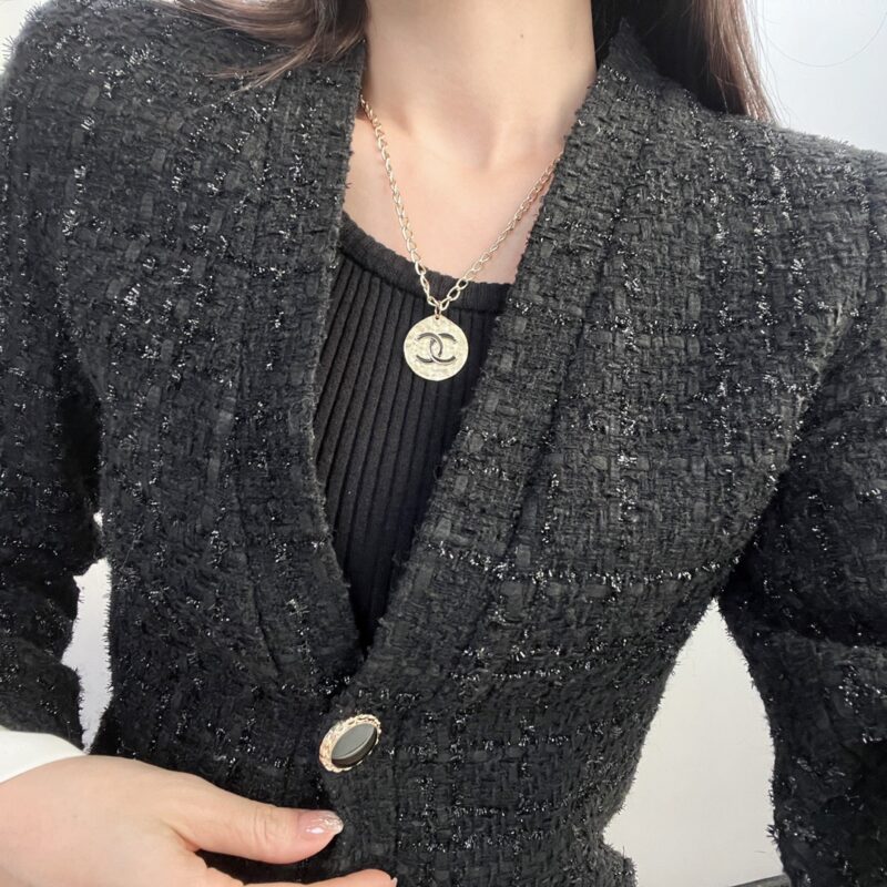 ☑️CHANEL香奈儿双c 圆牌项链颈链 - Image 7