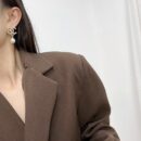 ☑️CHANEL香奈儿 c2双c珍珠耳钉耳环