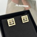 ☑️CHANEL香奈儿双c 方形耳钉耳环