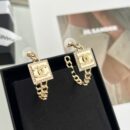 ☑️CHANEL香奈儿双c 方形耳钉耳环