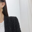 ☑️DIOR迪奥金色字母流苏耳钉耳环
