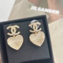 ☑️CHANEL香奈儿c2双c桃心爱心耳钉耳环