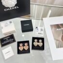 ☑️CHANEL香奈儿c2双c桃心爱心耳钉耳环
