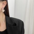 ☑️CHANEL香奈儿c2双c桃心爱心耳钉耳环
