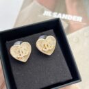 ☑️CHANEL香奈儿c1双c桃心爱心耳钉耳环