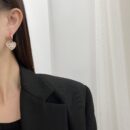 ☑️CHANEL香奈儿c2双c桃心爱心耳钉耳环