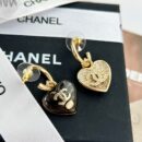 ☑️CHANEL香奈儿c2双c桃心爱心耳钉耳环