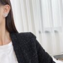 ☑️CHANEL香奈儿双c四叶草5字耳钉耳环