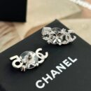 ☑️CHANEL香奈儿双c四叶草5字耳钉耳环