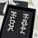 ☑️CHANEL香奈儿双c满钻字母耳环耳钉