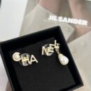 ☑️CHANEL香奈儿双c不对称字母珍珠耳钉耳环