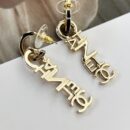 ☑️CHANEL香奈儿金色双c字母耳钉耳环