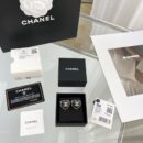 ☑️CHANEL香奈儿c1双c桃心爱心耳钉耳环