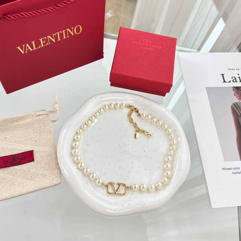 ☑️ VALENTINO华伦天奴珍珠项链 - Image 3
