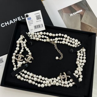 ☑️CHANEL香奈儿双c珍珠项链毛衣链