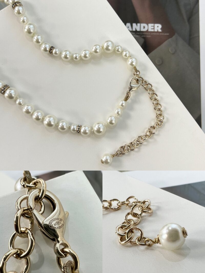 ☑️CHANEL香奈儿双c珍珠项链毛衣链 - Image 10