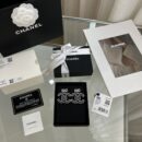 ☑️CHANEL香奈儿c2双c蝴蝶结耳钉耳环