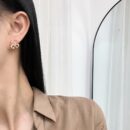 BVLGARI宝格丽咏绽系列 四叶草耳钉耳环